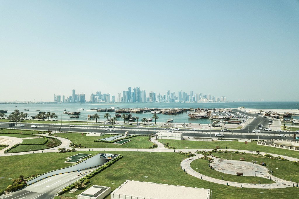 Doha, capital of Qatar.